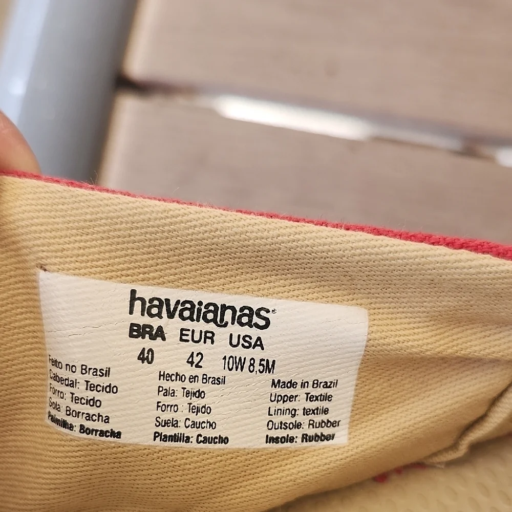 Havaianas Women's Red Espadrilles